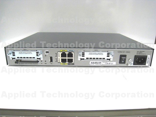 【シスコシステムズ】Cisco 1841ルーター(動作確認済)